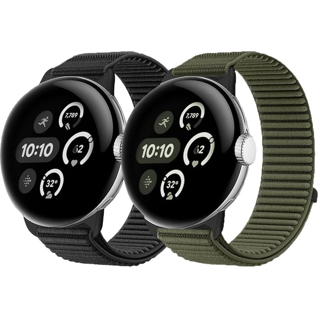 Strap For Google Pixel Watch 4/Watch 3 45Mm Woven Nylon Watch Strap