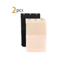 thumbnail image 2 of INSPIRE CHIC Women's Elastic Bra Hook Extensions 3 Rows 2 Pcs Black 1 and Skin Color, 2 of 5
