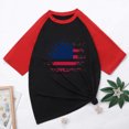 thumbnail image 1 of T-Shirt Snoarin Comfort Colors pour Hommes, Mode Décontractée, Patchwork, Col Rond, Chandail à Enfiler, T-Shirt Imprimé, Manches Courtes, Hauts, Chandails du 4 Juillet pour Hommes en Liquidation, 1 of 4