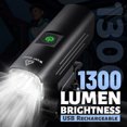thumbnail image 4 of Bright Bicycle Light 1300 Lumen USB Rechargeable Bike Flashlight MTB Road Bike LED Light Waterproof, 4 of 8