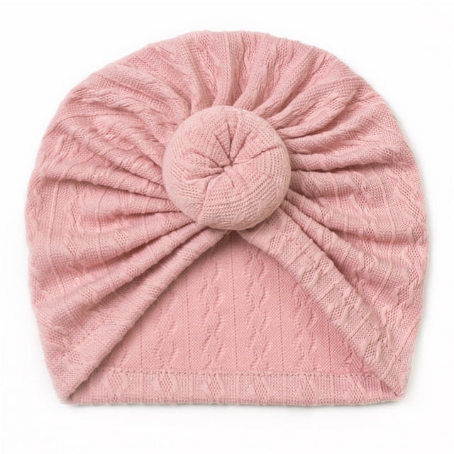 Turban Noué Élégant pour Tout-Petits Filles et Garçons Couvre-Chef Doux Extensible