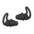 thumbnail image 1 of Bouchons d'Oreilles pour Dormir en Silicone, Écouteurs Antibruit; Bouchon d'Oreille Réutilisable; Réduction du Sommeil, Bouchons d'Oreilles Réutilisables pour Bureau et Maison, Noir, 3 Couches, 1 of 6