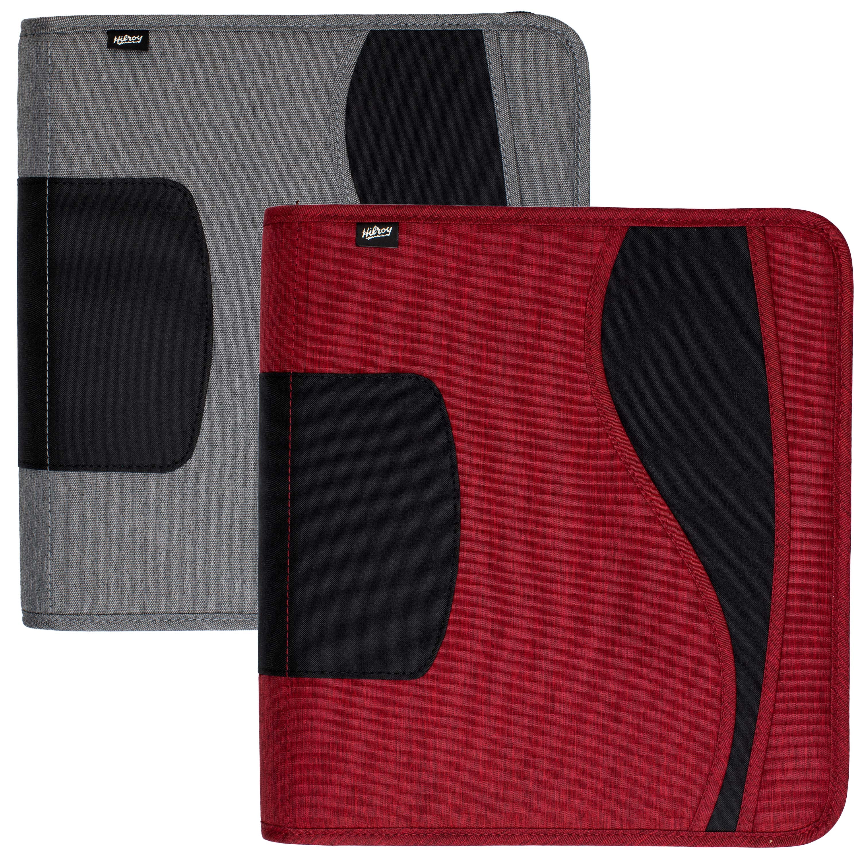 Hilroy 1.5" Front Pocket Zipper Binder
