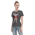 thumbnail image 4 of Women's Basic Short Sleeve T-Shirt Sailor Moon Rei Hono, 4 of 6