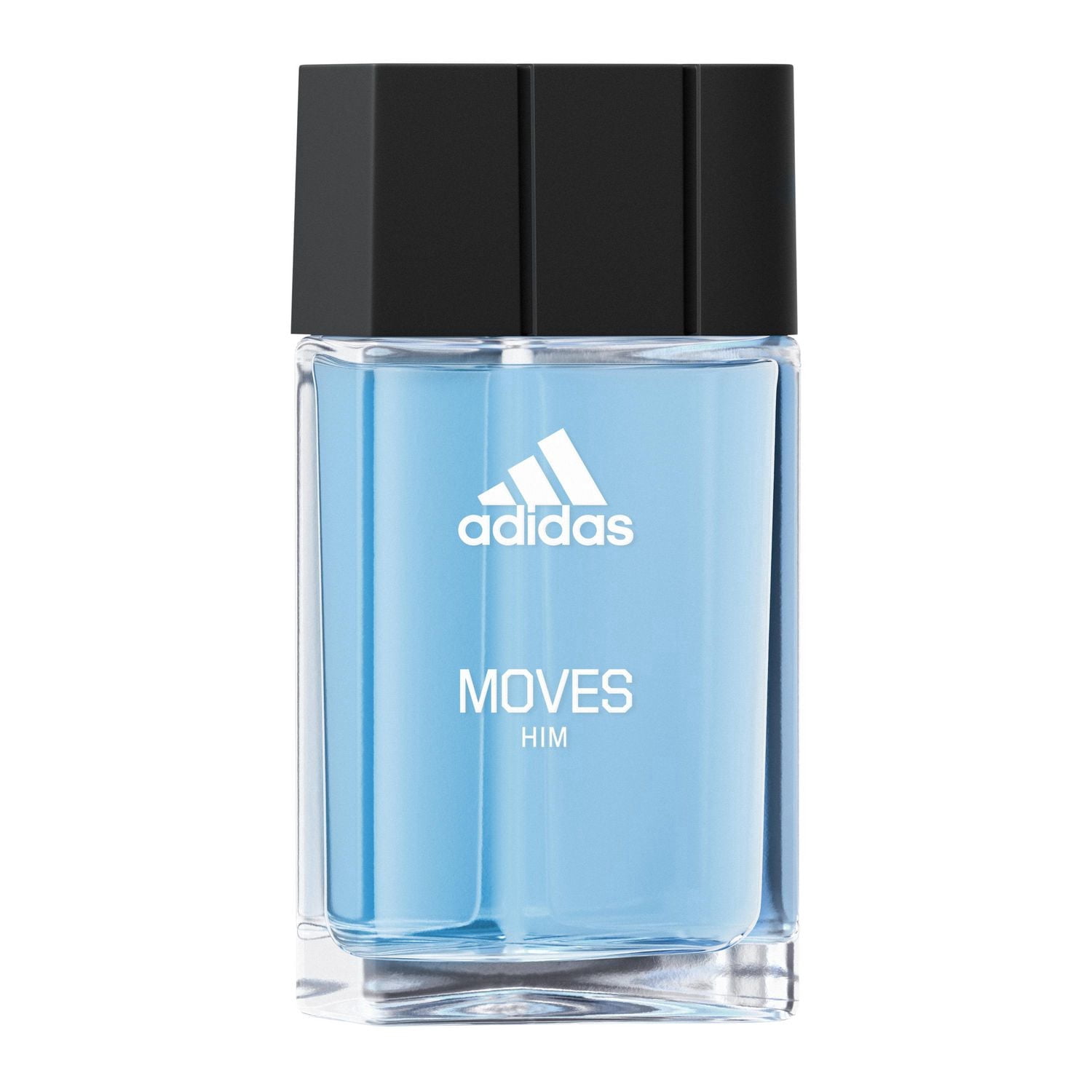 adidas Moves for Him Eau de Toilette pour Homme, Parfum aromatique, Notes de tête : pomme verte, anis, persil italien, menthe poivrée, mandarine et poivre noir, 50ml