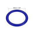 thumbnail image 2 of Unique Bargains 4cm Plastic Carnival Ringtoss Rings Hoop Party Favor Game, Blue 24 Pack, 2 of 5