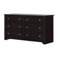 thumbnail image 4 of Commode 6 tiroirs pour Adulte, fini Chocolat, collection Vito de Meubles South Shore, 4 of 6
