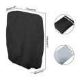 thumbnail image 2 of Petite Housse d'Extérieur, Housse pour Chaise Pliante Housse de Fauteuil Inclinable Housse Imperméable pour Chaise d'Extérieur Housse Imperméable pour Chaise Housses en Tissu, Housse de Protection, 2 of 8