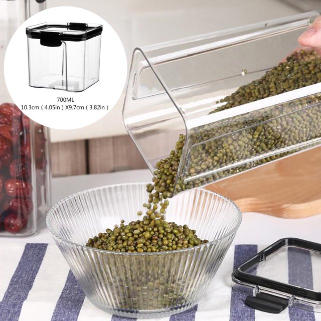Oleegame 1PC Produce Storage Kitchen Storage Box Sealed Food Preservation Plastic Preservation Container Storage Tank Grains Sealed Can