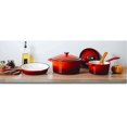thumbnail image 2 of Hamilton Beach 5.5 Quart Cast Iron Dutch Oven, Red, 2 of 4