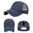 thumbnail image 3 of Unisex Men Women Solid Color Sun Hat Adjustable Baseball Cap Hip Hop Hat, 3 of 4