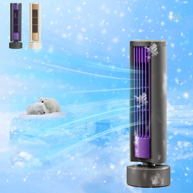 Sentmoon Fan Tower Fan for Bedroom Desktop Portable Fan with Three Wind Speeds Automatic Oscillating Head for A Cool and Soothing Feeling Suitable for Home Office and Bedroom Use