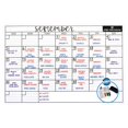 thumbnail image 1 of Dry Erase Wall Calendar 24x36 inch Monthly planner Undated Laminated, Includes Accessories, 1 of 4
