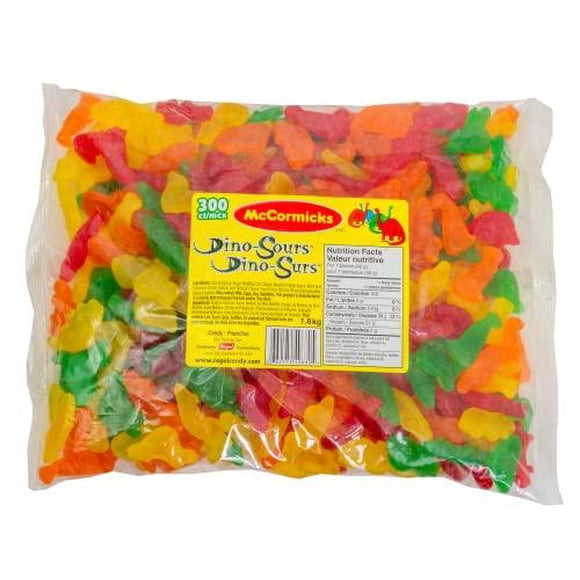 McCormicks, Dinosaures Sûrs - Bonbons Gélifiés - Sac de Bonbons en Vrac, 1,8 kg