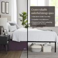 thumbnail image 5 of SGI Bedding 11 Inch Pleated Bed Skirt | Microfiber Bed Skirt | Fade Resistant, Wrinkle Free, Anti-static, Decorative, Extra Storage Space, Clutter-Free | Full, Plum, 5 of 5