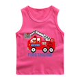 thumbnail image 1 of RXIRUCGD 2025 Vêtements d'Été pour Enfants Chemise de Base à Col Rond Sans Manches pour Garçons, 1 of 2