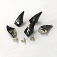 thumbnail image 3 of GUOOL 5pcs 8 Colors Shape Studs Rivets for DIY Craft Bag Hat Decoration - Black, 3 of 6