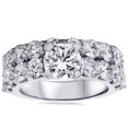 thumbnail image 1 of Ensemble de Bagues de Fiançailles en Diamant 6 Ct en Or Blanc 14 K, 1 of 4