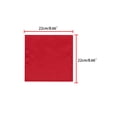 thumbnail image 3 of INSPIRE CHIC Men's Pocket Square Solid Color Handkerchiefs Self-folded For Wedding Party Wine red One Size, 3 of 4