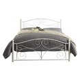 thumbnail image 1 of Homelegance Pallina Full Size Metal Platform Bed Frame with Headboard, White, 1 of 6