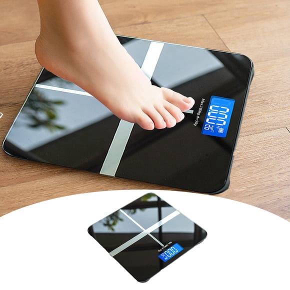 EGNMCR Digital Bathroom Scale, Highly Accurate Body Weight Scale With Lighted LED Display, Round Corner Design Electronic scale