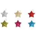 thumbnail image 1 of Christmas Decorations Tree Ornaments Christmas Decorations Gold Powder Five Pointed Star Pendant Christmas Tree Decoration Gold Three-Dimensional Star Pendant, 1 of 7