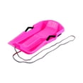 thumbnail image 3 of Lipstore Snow Sled Heavy Duty with Pull Rope Multifunctional with Brake Downhill Sled Pink, 3 of 8