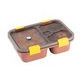 thumbnail image 2 of Vaidha Divided Bento Snack Box, 3 Compartments Reusable Meal Prep Lunch Containers For Kids Adults, Food Storage Containers For School Work Travel, 2 of 9