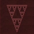 thumbnail image 1 of Ahgly Company Tapis d'Intérieur Lavable en Machine Carré Transitionnel Marron Chocolat, 8 Pieds Carré, 1 of 7