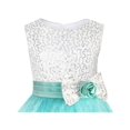 thumbnail image 4 of Girls Dress Glitter Sequin Wedding Bridesmaid Pageant 7 Years, 4 of 5