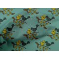 thumbnail image 4 of oneOone Cotton Poplin Fabric Leaves|Bird & Floral Block Print Sewing Fabric BTY 42 Inch Wide, 4 of 4