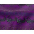 thumbnail image 4 of oneOone Viscose Jersey Fabric Floral & Peacock Block Print Sewing Fabric BTY 60 Inch Wide, 4 of 5
