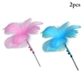 thumbnail image 1 of 2PCS Cat Feather Teaser Interactive Belle Chat Jouet Interactif Chat Teaser Baguette, 1 of 10
