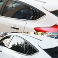 thumbnail image 2 of Rear Window Louvers Car Rear Window Blinds Side Tuyere Louvers Vent for Focus ST RS MK3 Hatchback Carbon Fiber Style, 2 of 7