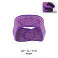 thumbnail image 1 of Bandeau Unisexe en Molleton Chaud avec Bande Magique Ajustable - Protection des Oreilles pour la Course, le Vélo, la Randonnée en Plein Air - Accessoire Confortable et Durable pour Temps Froid - Taille Unique (Violet, MST-YL-HR-03) -, 1 of 6