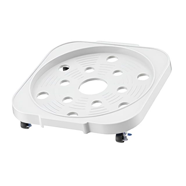 GROWTH TANK Movable Gas Bottle Stand Multifunction Propane Tank Holder for Potted Plants White