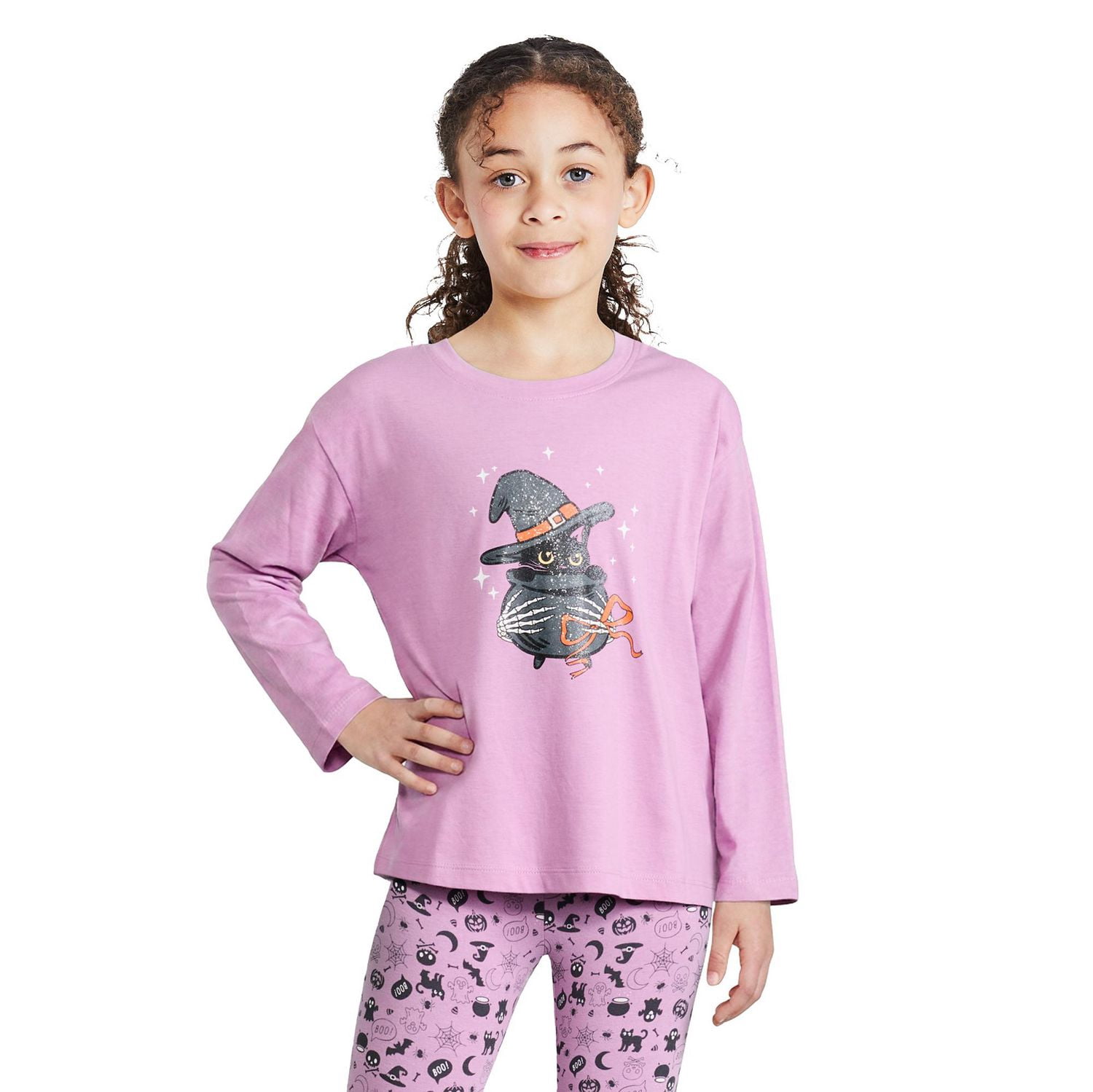 T-shirt d'Halloween à manches longues Bluey pour filles
