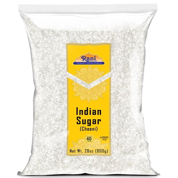 Rani Indian Sugar (Cheeni) 28oz (800g) ~ All Natural | Gluten Friendly | No Colors | Kosher | Vegan | Indian Origin