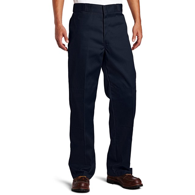 Dickies Mens Loose Fit Double-Knee Work Pant, 30W x 32L, Dark Navy