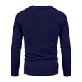 thumbnail image 3 of QIPOPIQ Mens Casual Slim Fit Cardigans V-Neck Basic Designed Long Sleeve Button Down Clearance, 3 of 7