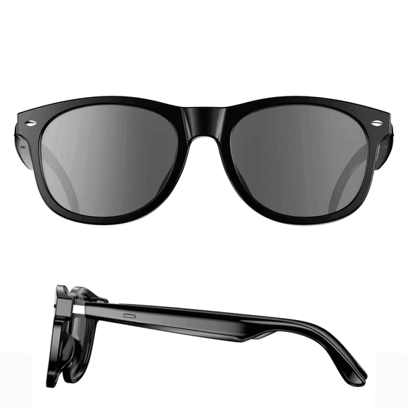 TUTT E8 Lunettes de Soleil Intelligentes Bluetooth / Assistance Vocale IA Appels et Musique / Protection UV HD / Anti-Lumière Bleue