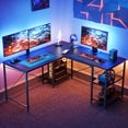 thumbnail image 1 of Bestier 95.5 inches L-Shaped Computer Desk Long Table for Home Office for Kids and Adults, 1 of 8