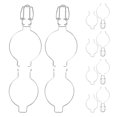 thumbnail image 1 of OUNONA 6Pcs Jar Wire Clamp Replacement for Glass Canister Sealing with Metal Lock Buckle, 1 of 8