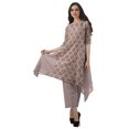 thumbnail image 1 of Moomaya Ensemble Kurti Kurta Pantalon pour Femmes Col Bateau Imprimé Robe 2 Pcs Tenue Ethnique, 1 of 6