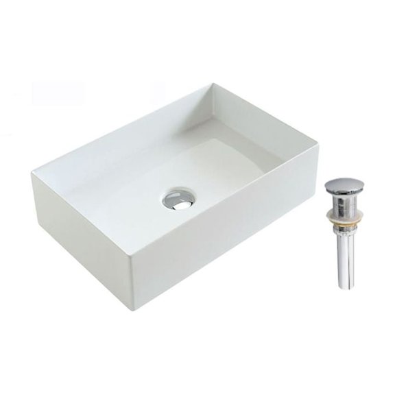 DROP Bath and Kitchen DR091337 Bathroom Vessel Sink Set