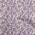thumbnail image 1 of oneOone Rayon Medium Purple Fabric Floral Sewing Craft Projects Fabric Prints By Yard 56 Inch Wide, 1 of 5
