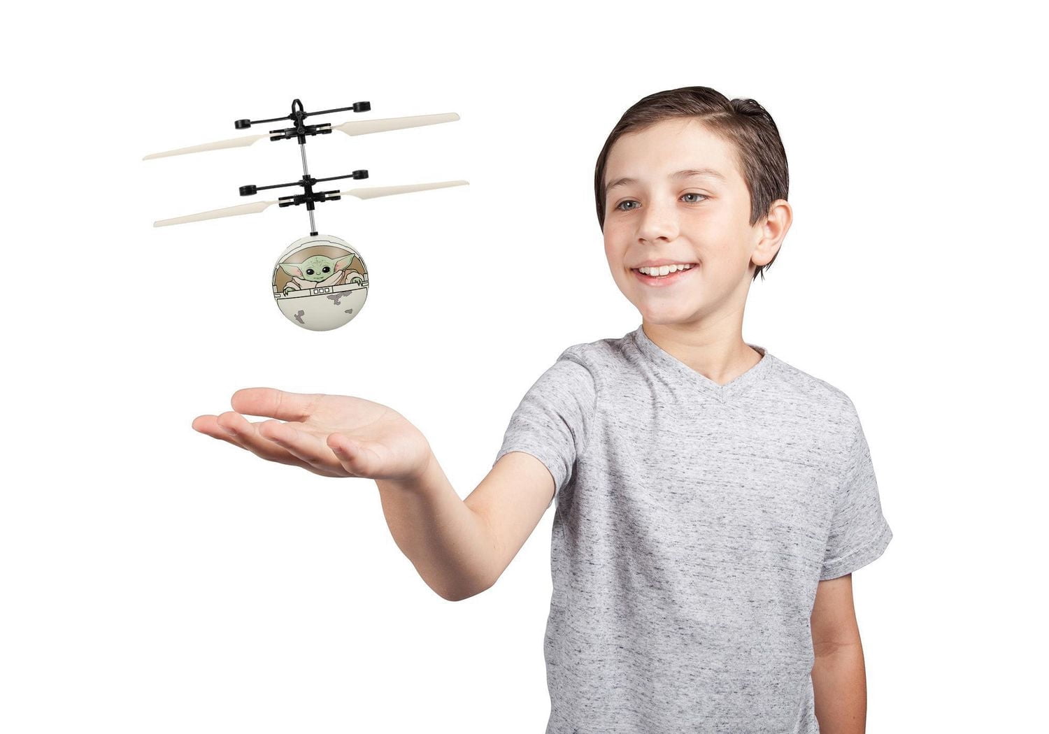 Du Ballon Hélicoptère UFO IR Mandalorian The Child IR