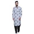 thumbnail image 2 of Atasi Kurta Pathani pour Hommes à Col Classique à Manches Longues Salwar Ensemble de Kurta de Mariage, 2 of 5