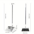 thumbnail image 4 of 1set, Rotatable Broom Set, Two-piece Dustpan Foldable Combination, Household Soft, 4 of 4