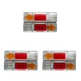 thumbnail image 2 of maskred 2pack/lot Durable LED Truck Tail Light Bar For Trucks And Trailers 24v white cover 3Set, 2 of 6